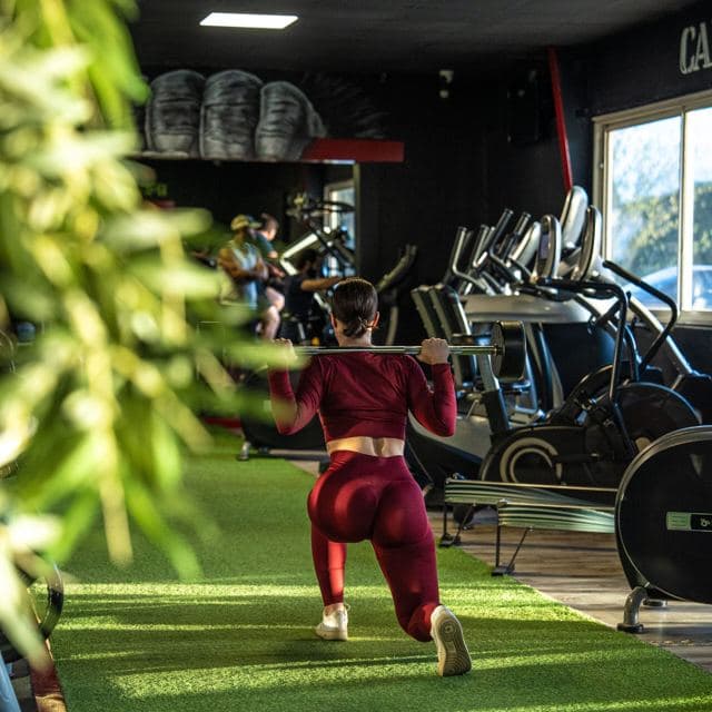 Vue de la salle 4D Gym au Thor, plateau et espace cardio